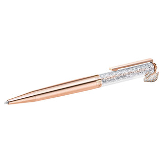 Crystalline ballpoint pen, Green, Green lacquered, Chrome plated
