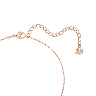 Una set, Mixed cuts, Clover, Pink, Rose gold-tone plated