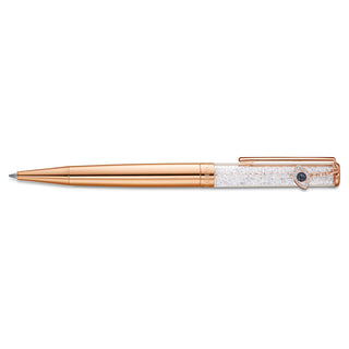 Crystalline ballpoint pen, Rose gold tone, Rose gold-tone plated