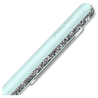 Crystal Shimmer ballpoint pen, Silver tone, Chrome plated