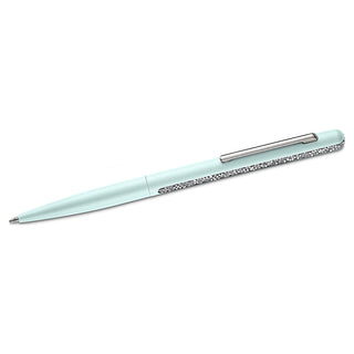 Crystal Shimmer ballpoint pen, Silver tone, Chrome plated