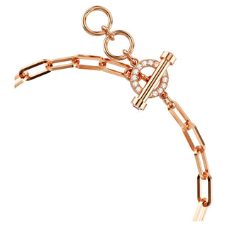 Teddy bracelet, Bear, Pink, Rose gold-tone plated