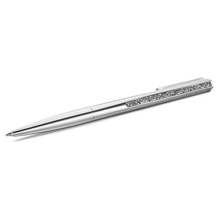 Crystal Shimmer ballpoint pen, Silver tone, Chrome plated