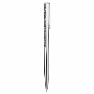Crystal Shimmer ballpoint pen, Silver tone, Chrome plated