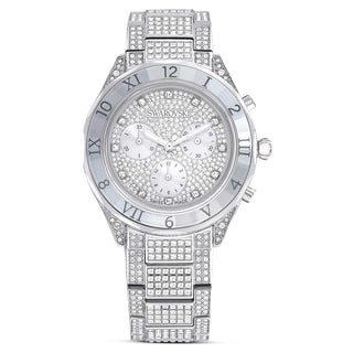 Dextera Lux watch, Swiss Made, Metal bracelet, Silver tone, Stainless Steel