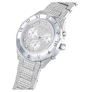 Dextera Lux watch, Swiss Made, Metal bracelet, Silver tone, Stainless Steel