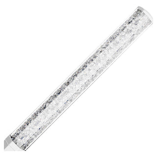 Crystalline ballpoint pen, White, White lacquered, Chrome plated
