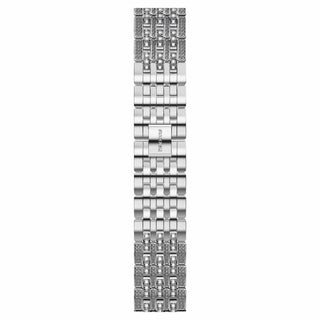 Sparkling chain strap, For Apple Watch® 40mm & 41mm, Silver tone, Stainless steel