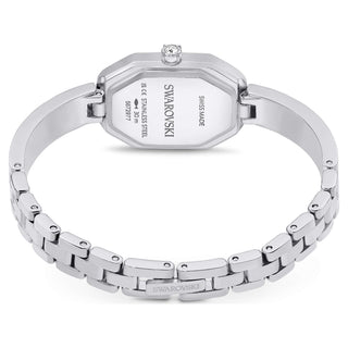 Dextera Bangle watch, Swiss Made, Metal bracelet, Silver tone, Stainless steel