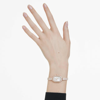 Dextera Bangle watch, Swiss Made, Metal bracelet, Rose gold tone, Rose gold-tone finish