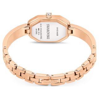 Dextera Bangle watch, Swiss Made, Metal bracelet, Rose gold tone, Rose gold-tone finish