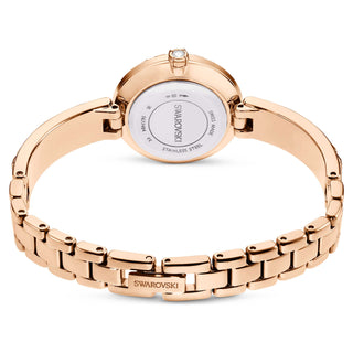 Matrix Bangle watch, Swiss Made, Crystal bracelet, Rose gold tone, Rose gold-tone finish