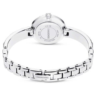 Matrix Bangle watch, Swiss Made, Crystal bracelet, Silver tone, Stainless Steel