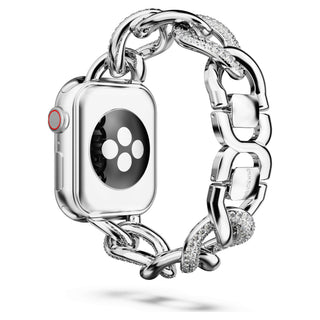 Sparkling case, For Apple Watch® Series 7, 41 mm, Rose gold tone
