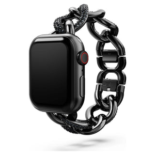 Sparkling case, For Apple Watch® Series 7, 41 mm, Silver tone