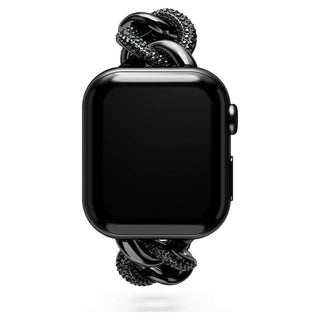 Sparkling case, For Apple Watch® Series 7, 41 mm, Silver tone