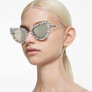 Sunglasses, Oversized, Square shape, SK6011, Black