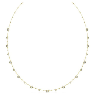 Imber strandage
Round cut, White, Gold-tone plated