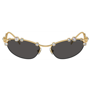 Sunglasses, Oval shape, SK7017, Silver tone