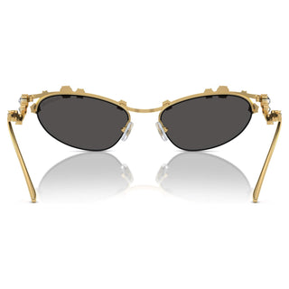 Sunglasses, Oval shape, SK7017, Silver tone
