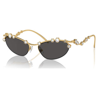 Sunglasses, Oval shape, SK7017, Silver tone