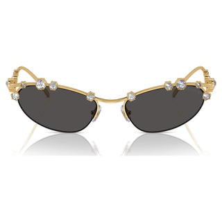 Sunglasses, Oval shape, SK7017, Silver tone
