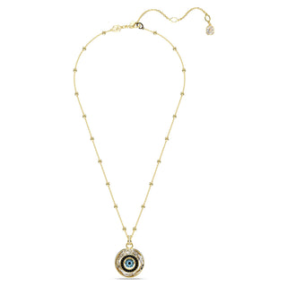 Symbolica pendant, Evil eye, Medium, Multicolored, Gold-tone plated