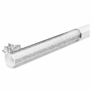Crystalline ballpoint pen, Pink, Pink lacquered, Chrome plated