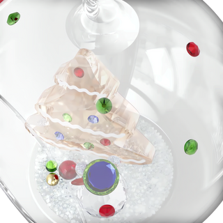 Holiday Cheers Tree and Snowman Ball Ornament