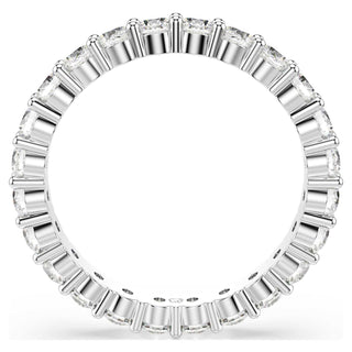 Matrix Vittore ring, Round cut, White, Silver-tone finish