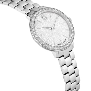 Watch, Swiss Made, Metal bracelet, Silver tone, Stainless steel