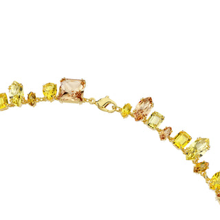 Gema strandage, Mixed cuts, Yellow, Gold-tone plated