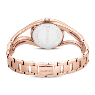 Hyperbola bangle watch, Swiss Made, Metal bracelet, Rose gold tone, Rose gold-tone finish