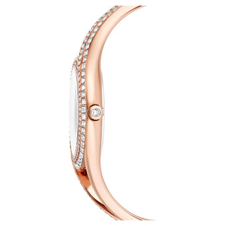 Hyperbola bangle watch, Swiss Made, Metal bracelet, Rose gold tone, Rose gold-tone finish