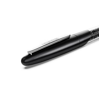 Crystalline Nova rollerball pen, Black, Chrome plated