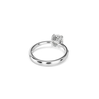Stilla cocktail ring, Round cut, White, Silver-tone finish
