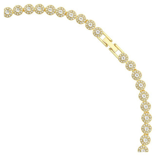 Una Angelic set
Round cut, White, Gold-tone plated