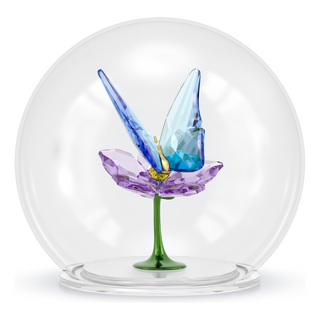 Idyllia Glass Ball Butterfly and Flower