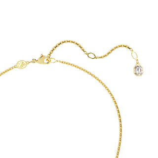 Idyllia pendant, Mixed cuts, Flower, Multicolored, Gold-tone plated