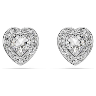 Ariana Grande Earrings, White,  Rhodium plated