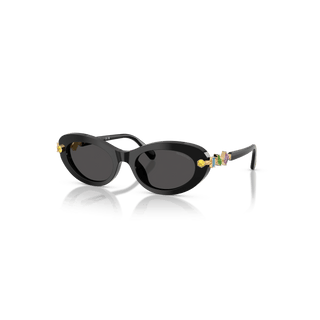 Sunglasses, Oval shape, Black