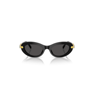 Sunglasses, Oval shape, Black