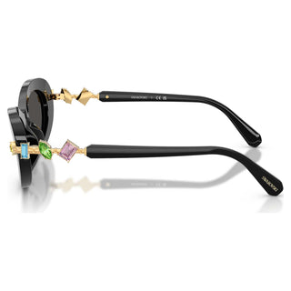 Sunglasses, Oval shape, Black