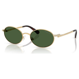 Sunglasses, Oval shape, Green