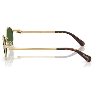Sunglasses, Oval shape, Green