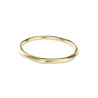 Dextera bangle, Octagon shape, Round cut, White, Gold-tone plated