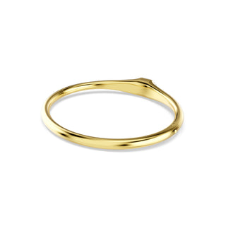Dextera bangle, Round cut, White, Gold-tone plated