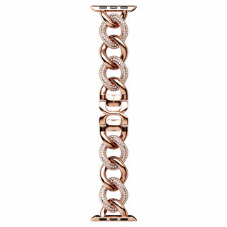 Chain strap, For Apple Watch® 40mm & 41mm, Rose gold tone, Rose gold-tone finish
