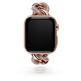 Chain strap, For Apple Watch® 40mm & 41mm, Rose gold tone, Rose gold-tone finish