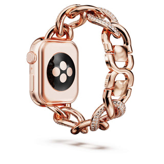 Chain strap, For Apple Watch® 40mm & 41mm, Rose gold tone, Rose gold-tone finish